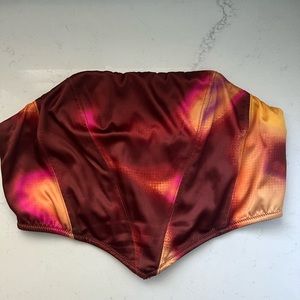 Urban outfitters crop top corset